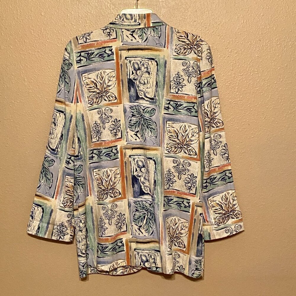Vintage Toni Garment for CC Magic Womens Large Blazer Art to Wear Retro Style 80 - Picture 2 of 5